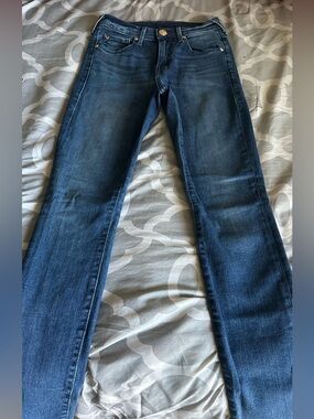 True Religion Dark Wash skinny Jeans - Blue